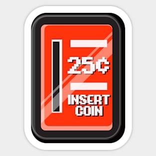 Insert Coin Sticker